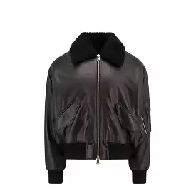 Ami Paris - Giacca bomber in pelle