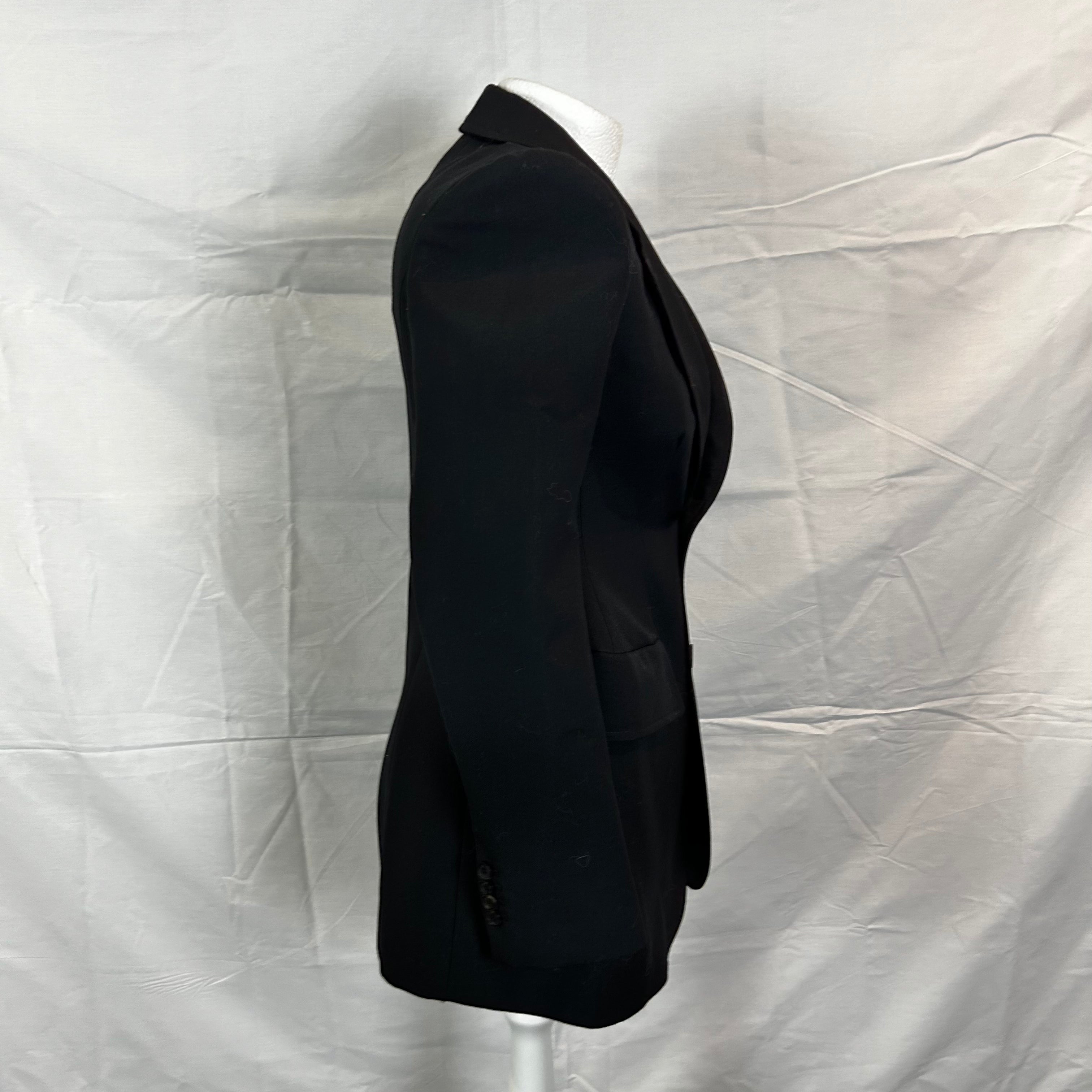 Balenciaga Brand New 2900 Black Hourglass Jacket XXS