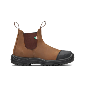 Blundstone 169 - Work & Safety Rubber Toe Cap Saddle Brown