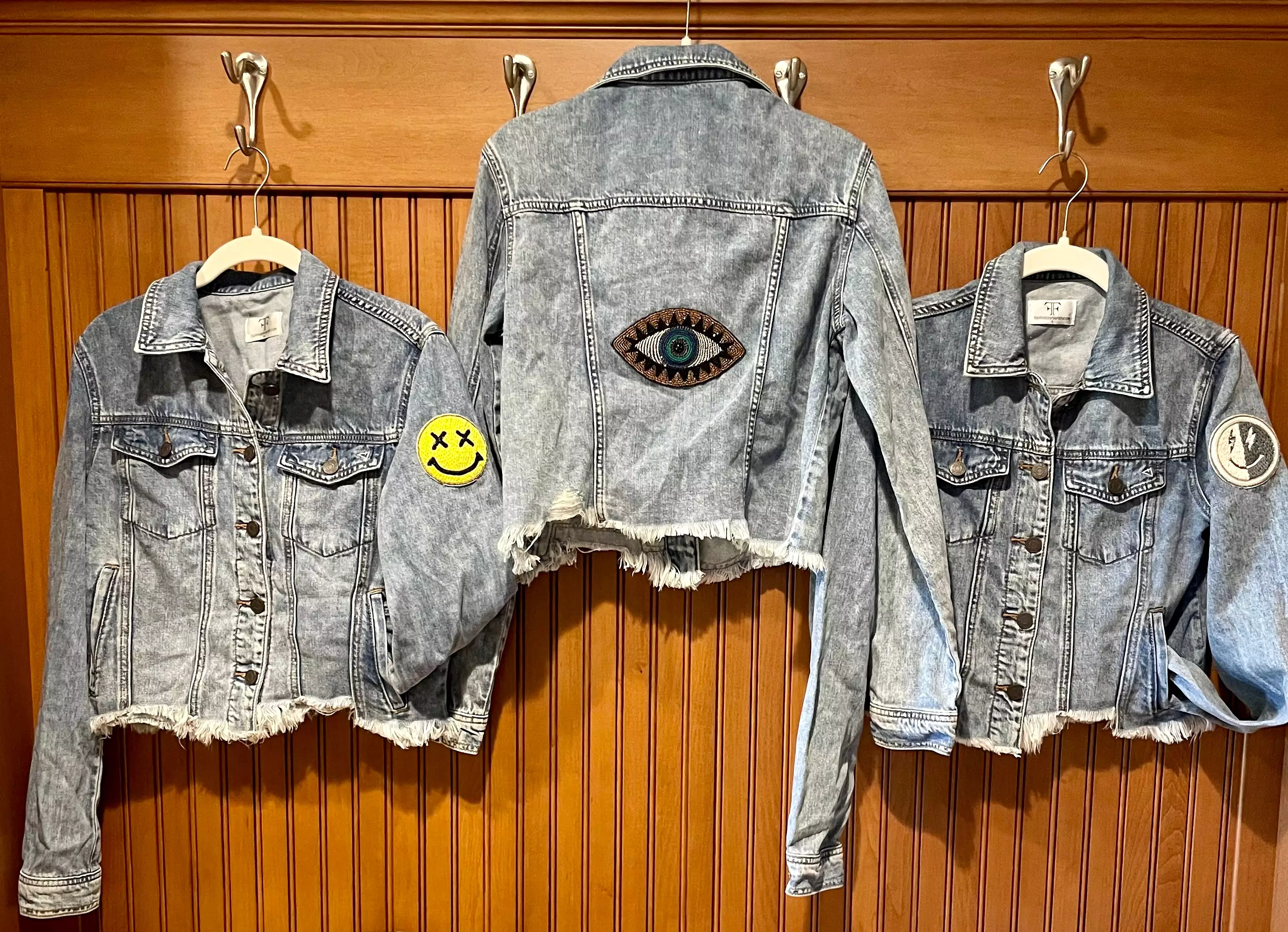 Collab322 Denim Jacket with Raw Bottom Edge