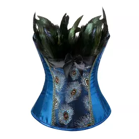 Corset Drag Peacock (Blue)