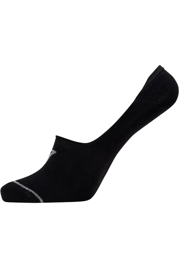 CR7 3-Pack Cotton Stretch No-Show Socks Black