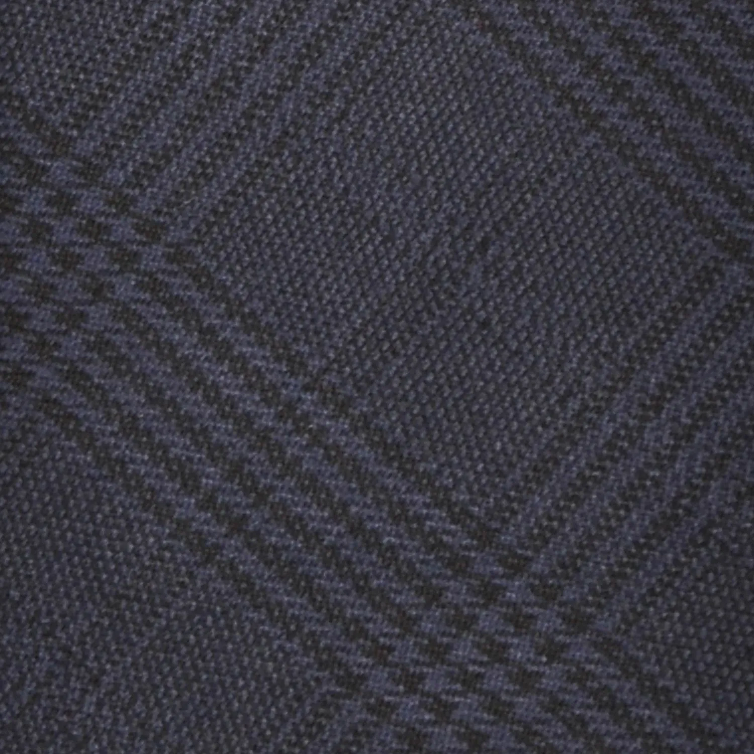 F.Marino Prince of Wales Flannel Wool Tie 3 Folds Blue