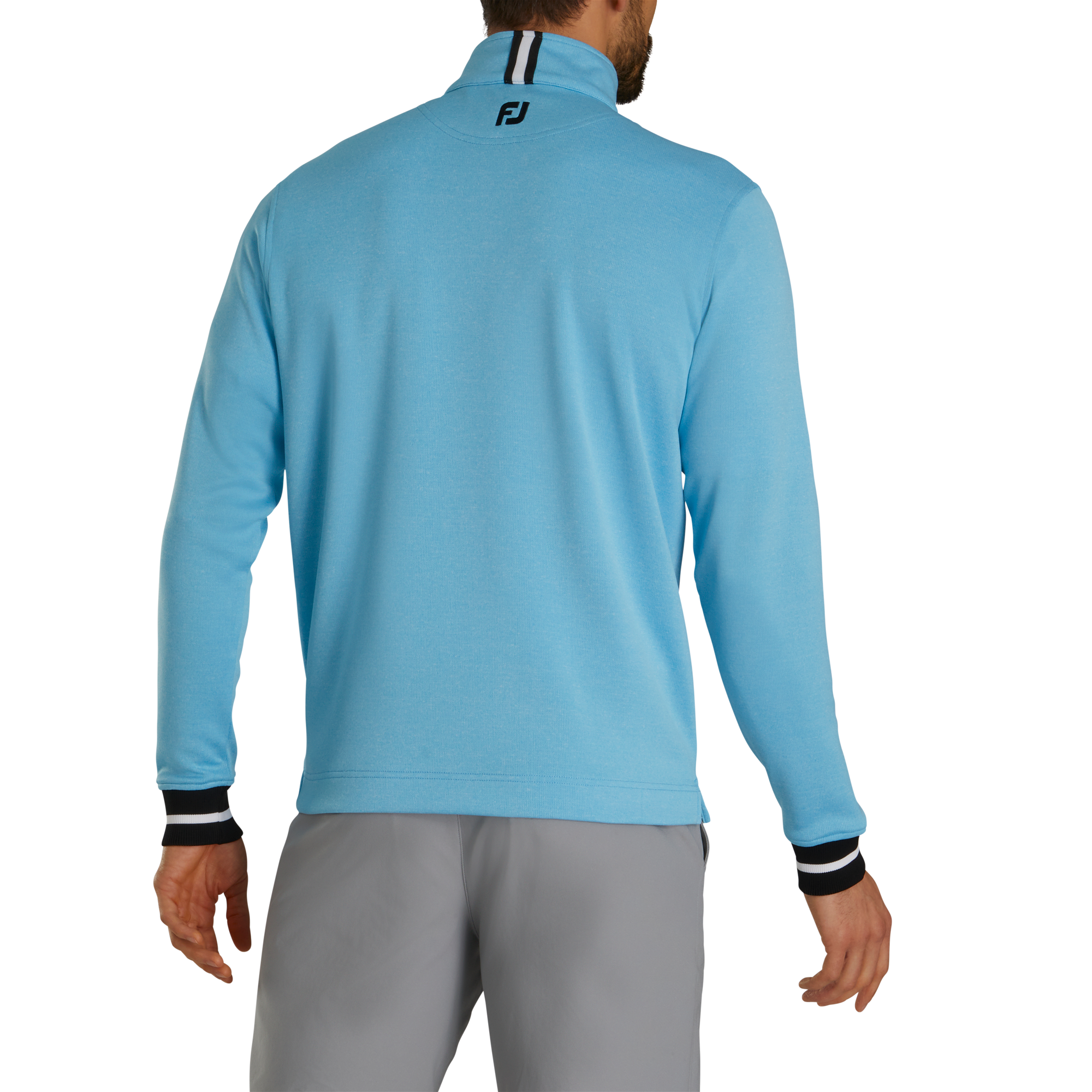 FootJoy Ribbed Quarter-Zip Flatback Rib