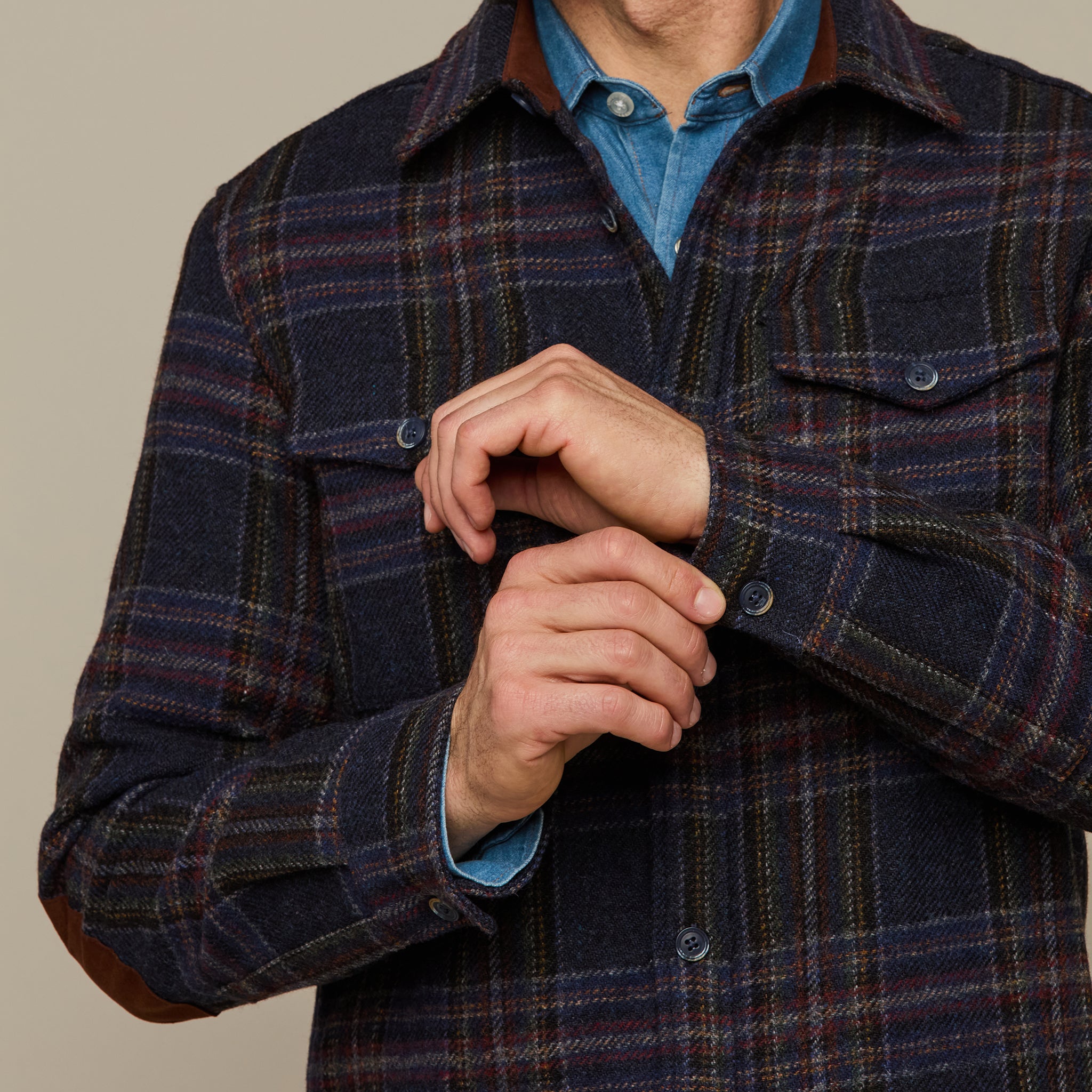 Gordy Chore Coat :: Blue Plaid