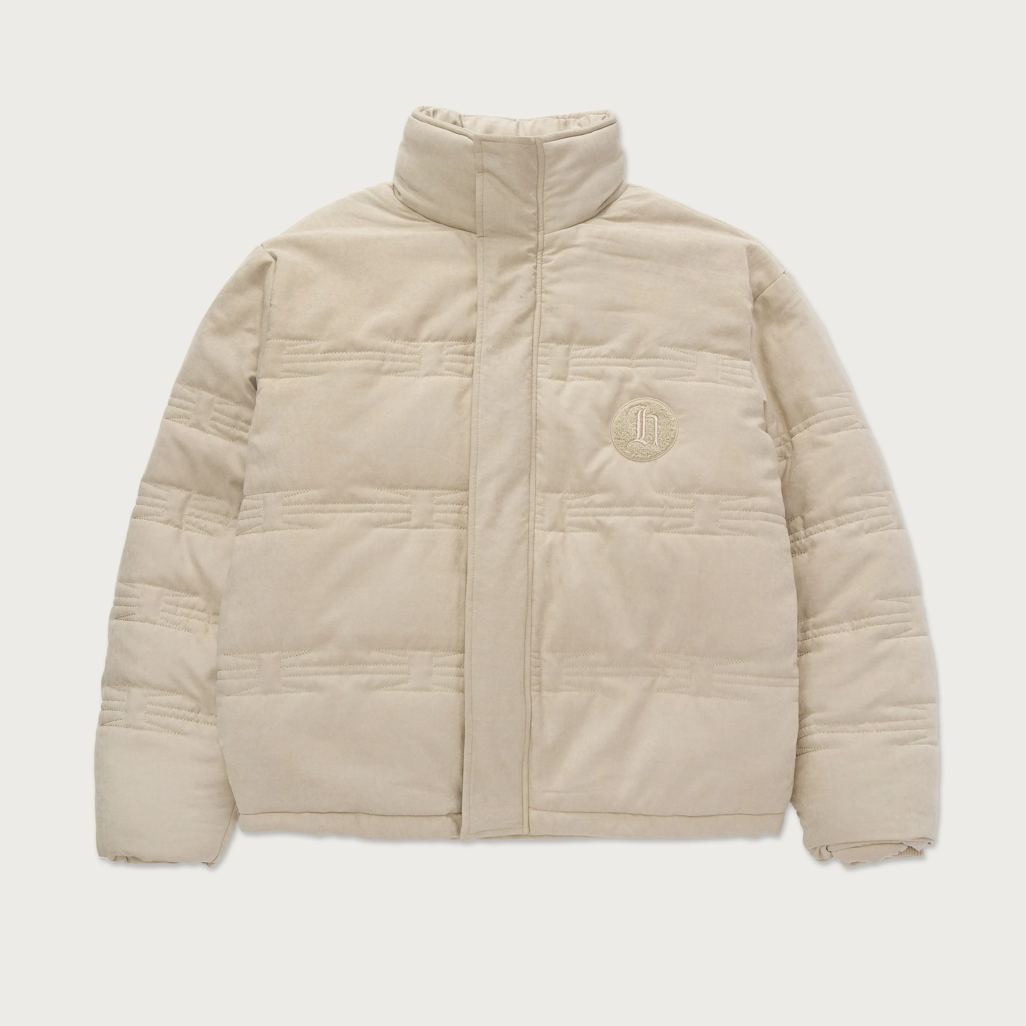 H Wire Quilt Jacket - Bone