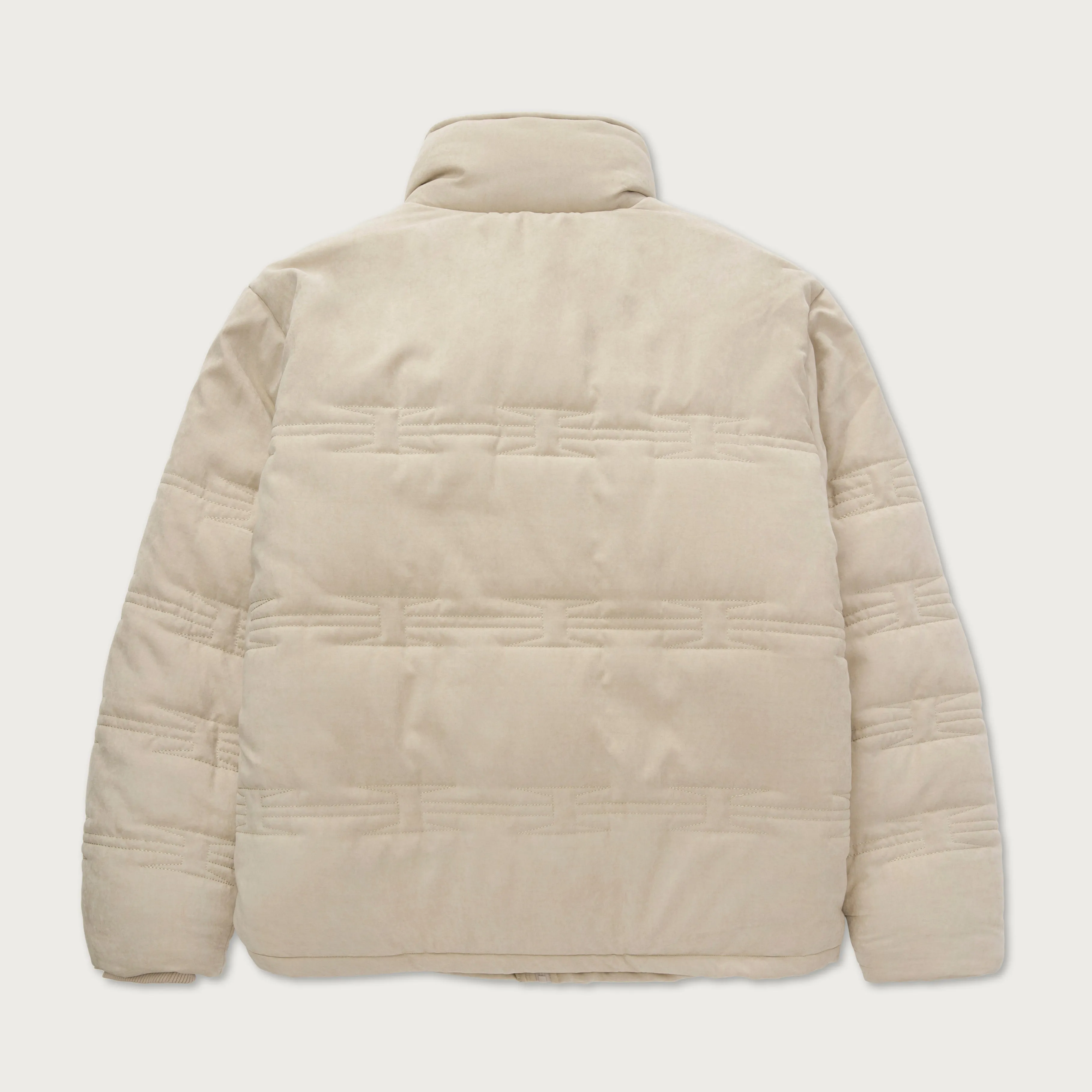 H Wire Quilt Jacket - Bone