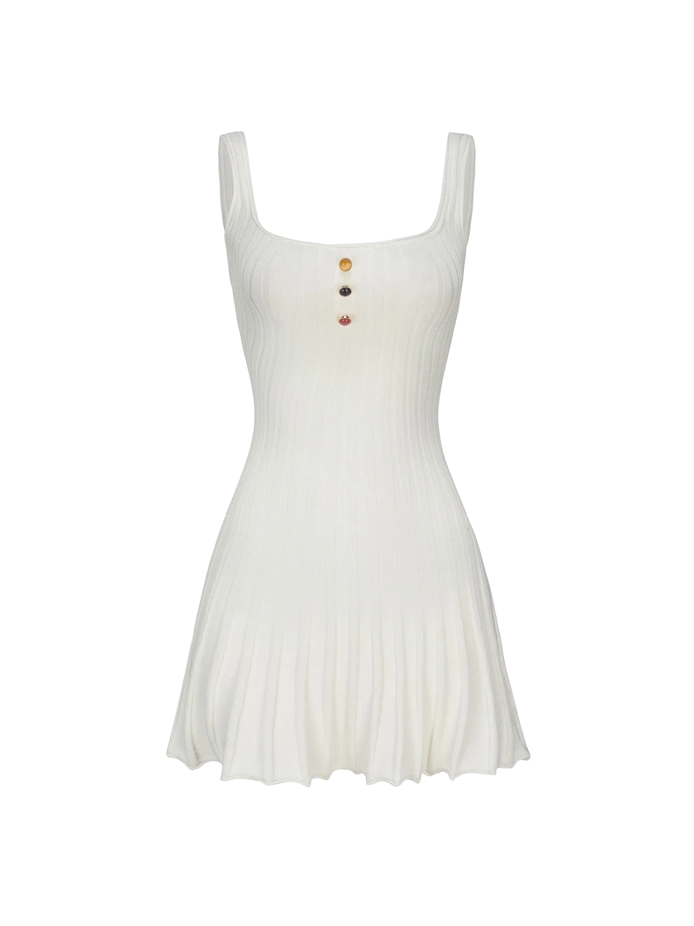 Janelle Knit Dress (White)