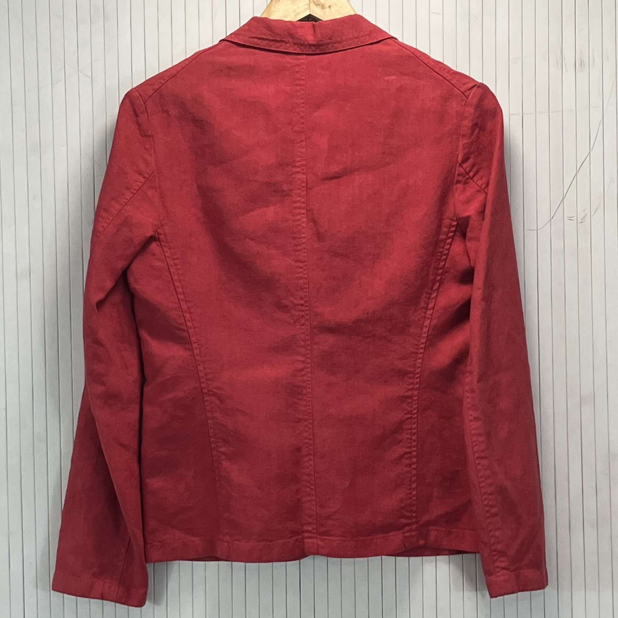 Jil Sander Raspberry Linen Blazer Jacket S