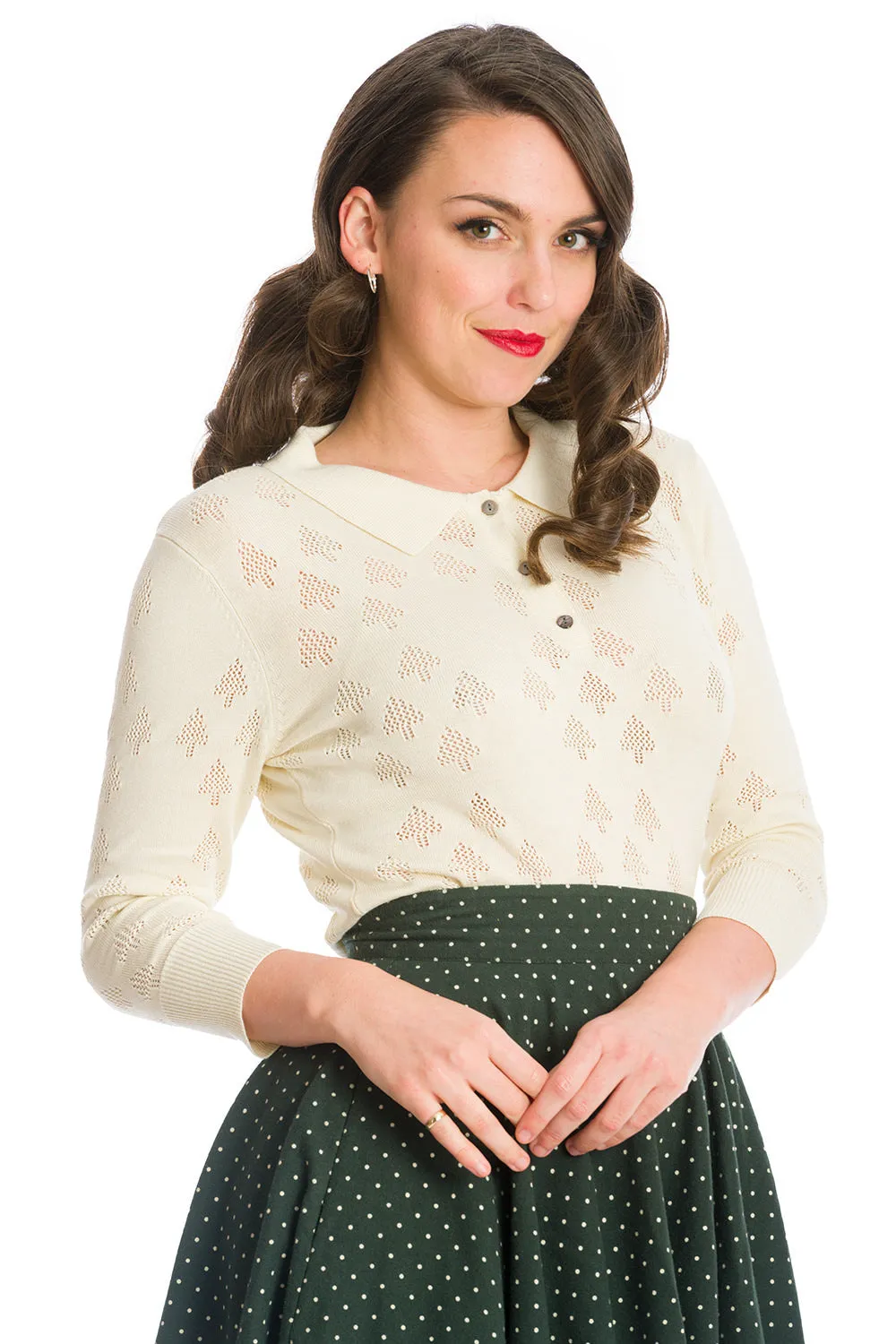 MERRY TREE KNIT TOP