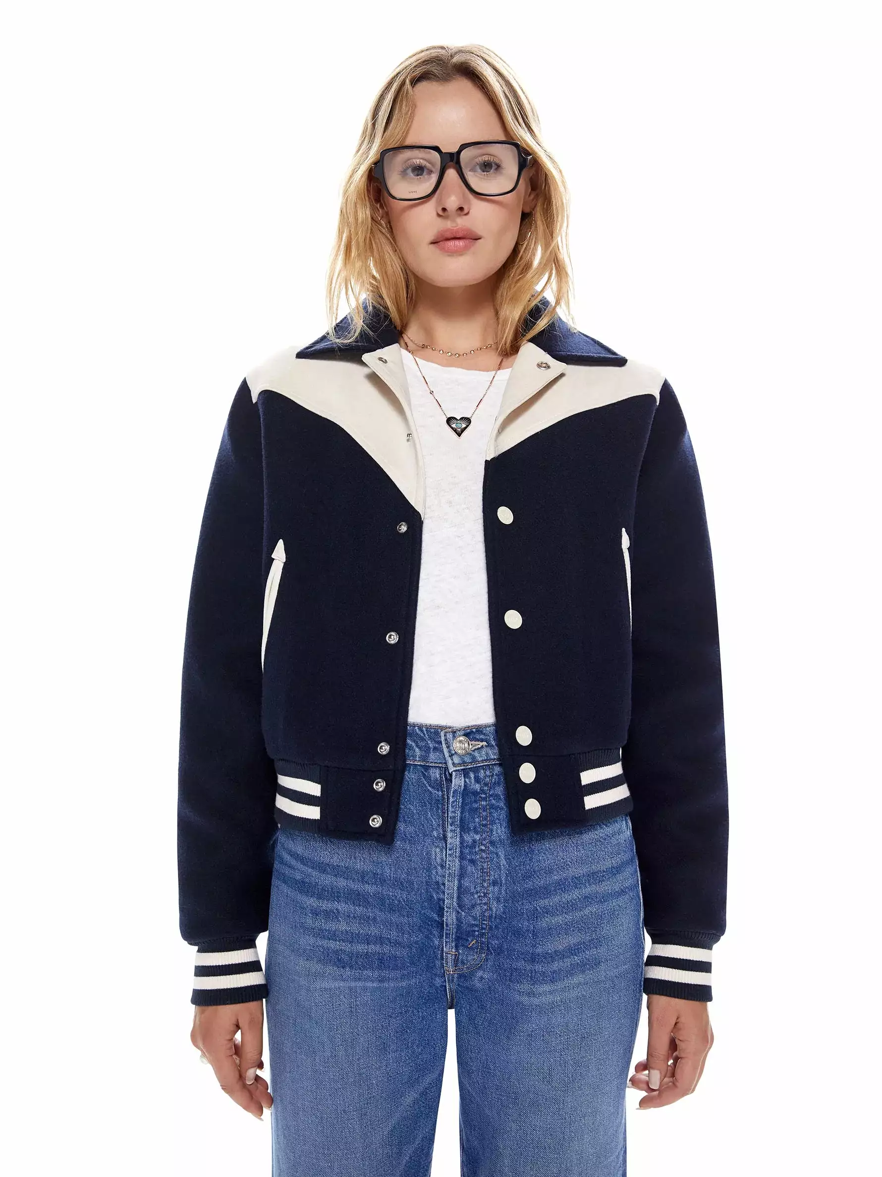 MOTHER The Western Varsity Bomber Jacket