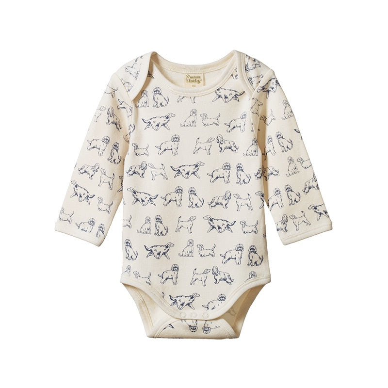 Nature Baby LS Bodysuit - Dog Days