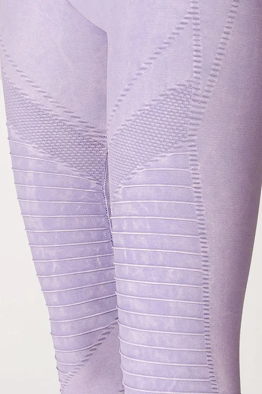 NikiBiki Seamless Leggings with Ribbed Panels NB7692