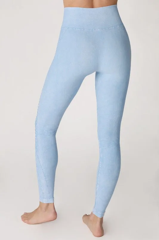 NikiBiki Seamless Leggings with Ribbed Panels NB7692