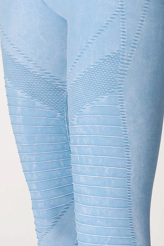 NikiBiki Seamless Leggings with Ribbed Panels NB7692