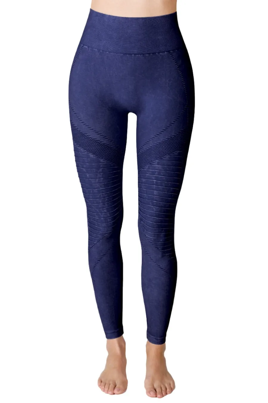 NikiBiki Seamless Leggings with Ribbed Panels NB7692