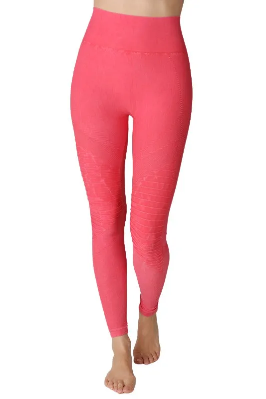 NikiBiki Seamless Leggings with Ribbed Panels NB7692