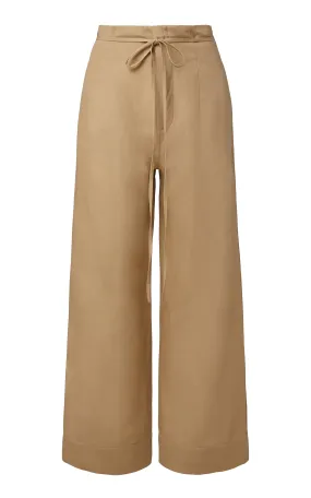 Onia Air Linen Paperbag Pants