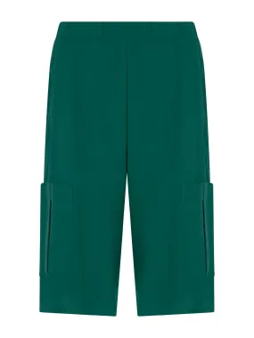 Pantalone corto Cargo in Super Fresh - Aventurine