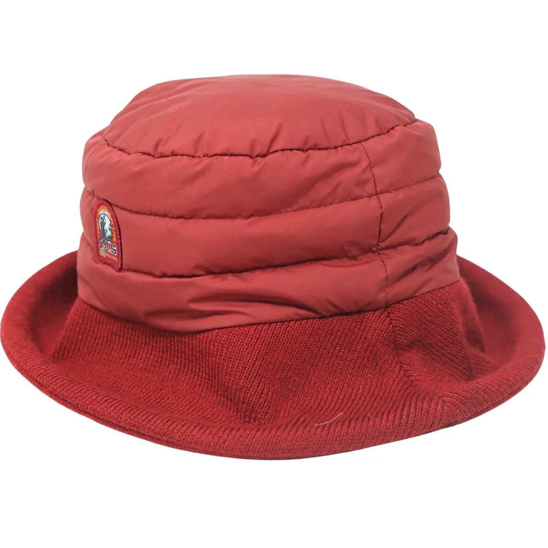 Parajumpers Puffer Bucket Hat Rio Red Cap