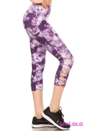 Purple Tie Dye Active Wear