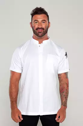 Raven white chef jacket