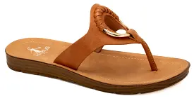 Ring My Bell Sandals in Cognac