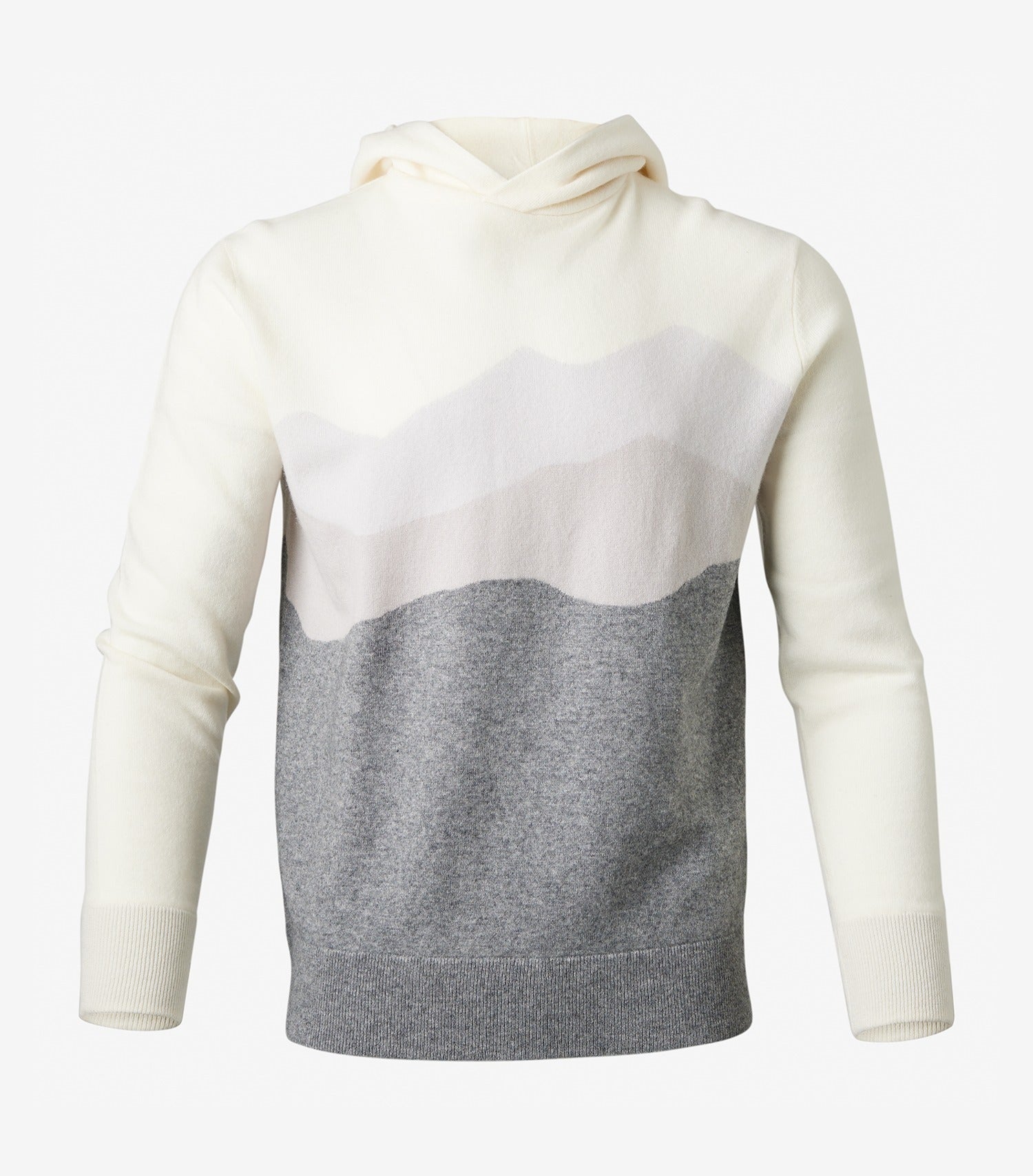 Sero Cashmere Hoodie - Mountainscape