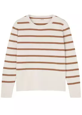 Sibin Linnebjerg Eloise Sweater - Offwhite/Nougat