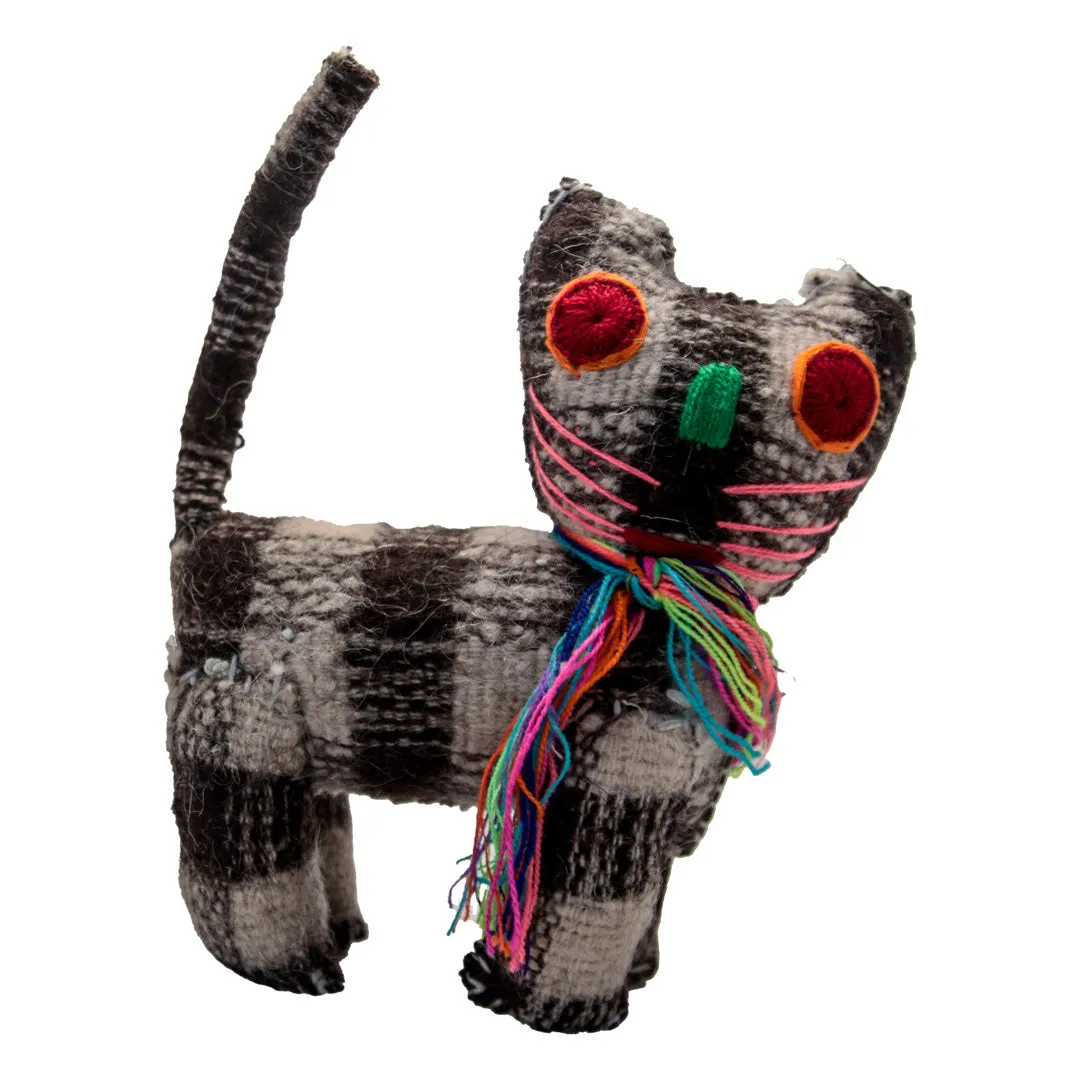 Stuffed Animal, Recycled Wool - Cat