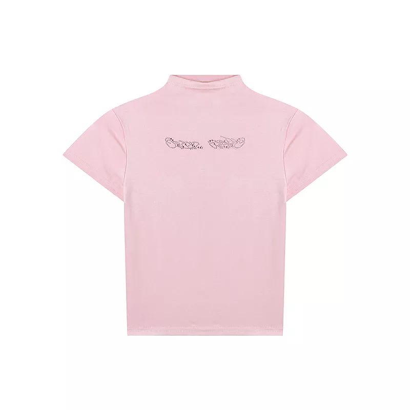 Summer Cropped Turtleneck T-shirt - Kimi