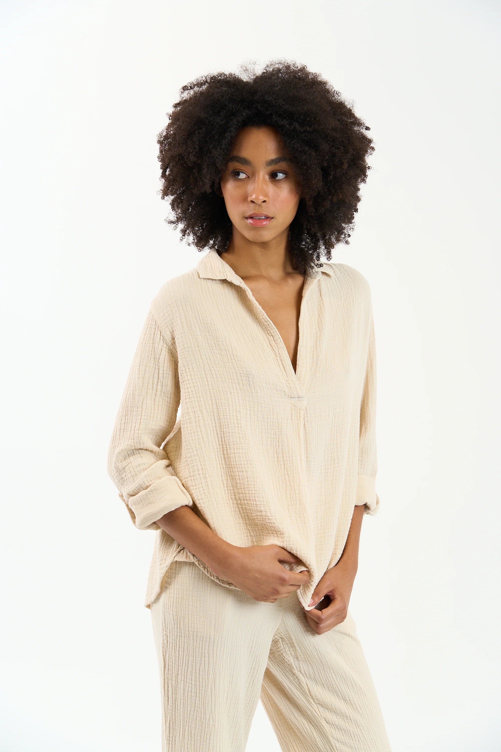 Sundays - Emerson Blouse - Natural