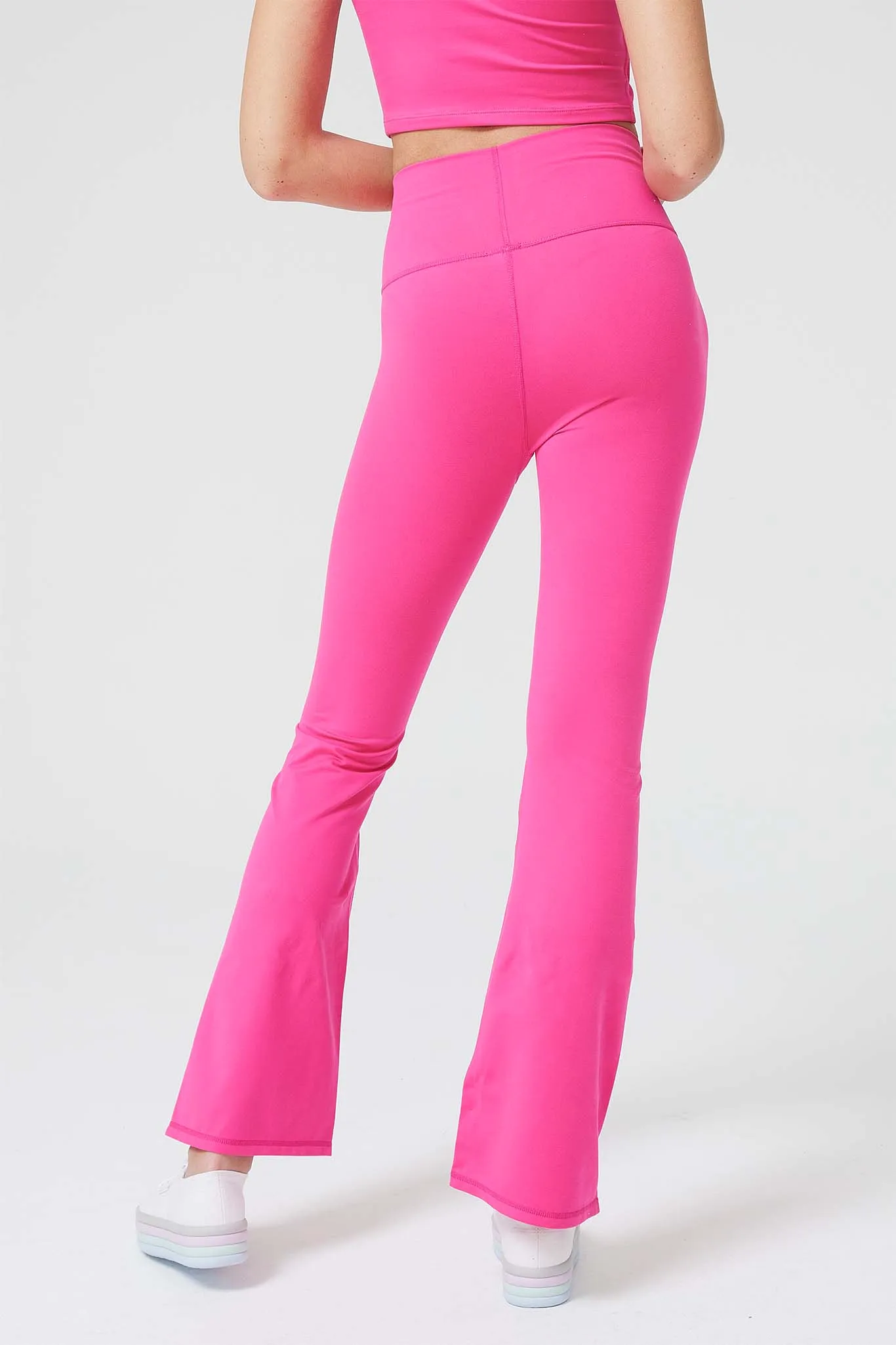 TLC Flare Leggings in Terez Pink