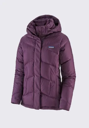 Womens Down With It Jacket - deep plum