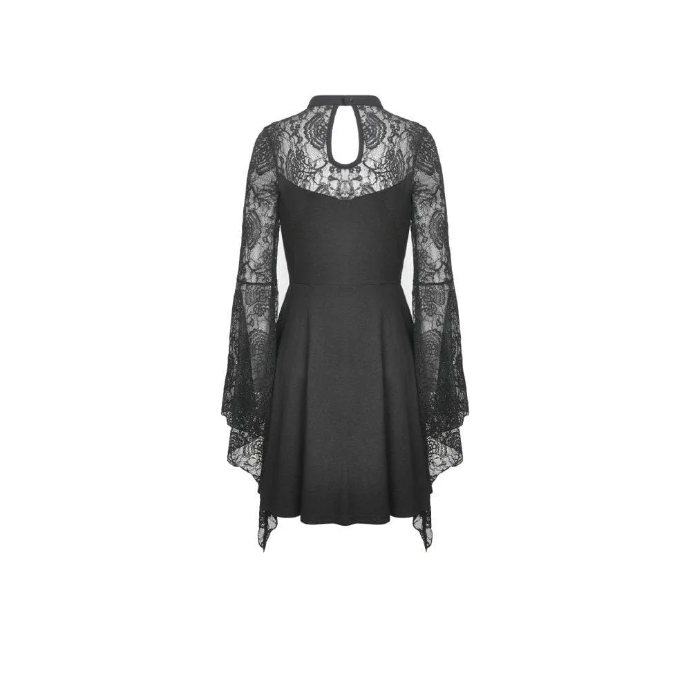 Women's Gothic Lace-up Cutout Dresses